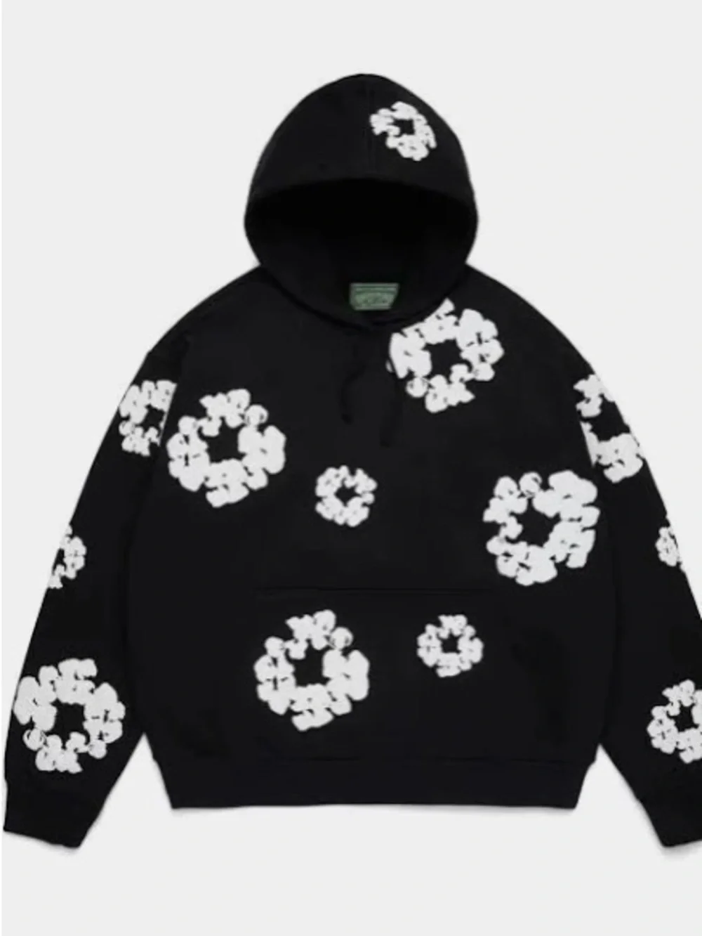 Bape Kids Grey Camo Zip Hoodie with Orange & Blue Accents
